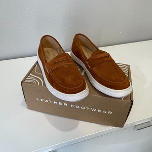 Portland Leather - Boardwalk Penny Loafer - Toffee - Size 10.5 - New